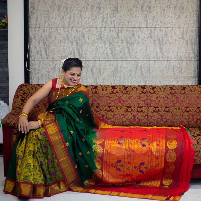 PATLI PALLU 🥰🥰🥰... - Parnika Reddy Exclusive wedding sarees | Facebook